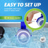 Toilet Bowl Cleaner System - Self-Cleaning Toilet Bowl Cleaners, 4 Pack Toilet Bowl Cleaner Tablets, Economical Automatic Toilet Bowl Cleaner, Slo...