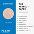 Flexd - Libre 3 Sensor Covers Waterproof, Freestyle Adhesive Patches (Pack of 30) Round, Tan...