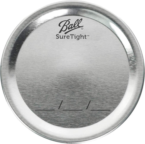 Ball Regular Mouth Mason Glass Jar Lids (24-Count), Silver...