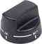 Reyhoar PA010034 Black Top Burner Range Knob Replacement for Viking Ranges VGIC305-4BSS VGIC485-6GSS Replaces PA010034, VKNPA010034