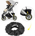 Baby Stroller Wheel Cover, 4PCS Dustproof Wheelchair Protector Cover for Baby Stroller(large)...