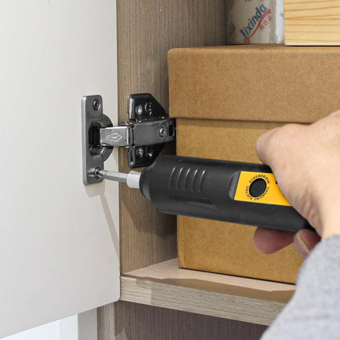 Mini Cordless Electric Screwdriver,Rechargeable, Can Rotate Clockwise Or Counterclockwise,With A Button Control And Ultra Long Battery Life,10 Bit...
