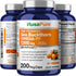 NusaPure Sea Buckthorn Omega-7 7500mg per Veggie Powder Caps - 200 Count - Extract 30:1, Non-GMO & Vegan...