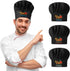 3 Pcs Chili Cook Off Chef Hats Black Chili Cook Off Champion Cooking Hats Chili Contest Adjustable Hat Chili Cook Off Prizes for Men Women 1st 2nd...