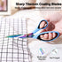 8.5" Scissors All Purpose, Multipurpose Scissors 3 pack Bulk Ultra Sharp Blade Shears, Comfort-Grip Sturdy Scissors for School Office Home Sewing ...