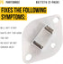 WP8577274 8577274 Dryer Thermistor Fuse Whirlpool 3976615 Kenmore Maytag Duet Thermal Part Thermostat AP6013514 PS11746740 Compatible GEW9200LW0 MEDB765FW0 MED9700SQ0 110.87572602 110.87088601