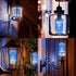 LED Flame Effect Light Bulb, 4 Modes E26 Base Fire Light Bulbs with Gravity Sensor (Blue - 2 Pack)...