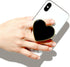 GRIPONG Cute Heart Shape Colorful Gold Enamel Epoxy Expandable Collapsible Mobile Phone Grip Stand Holder for Smartphone Tablet Cell Phone Accesso...