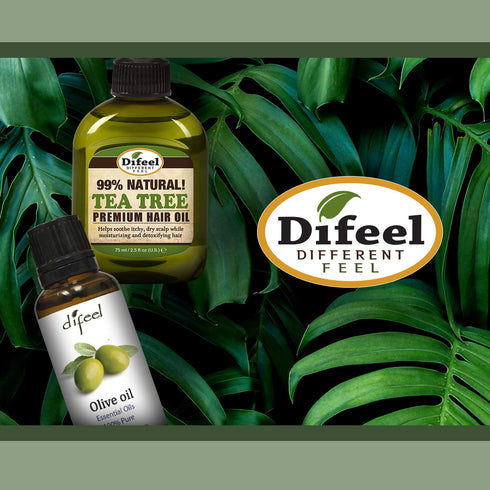 Difeel Hemp 99% Natural Hemp Hair Oil - Scalp Care 2.5 ounce...