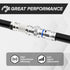 THE CIMPLE CO BNC Compression Connector for RG6 Coaxial Cable - Pack of 4 - Solid Construction with High Grade Metals - Male BNC Connectors for CC...
