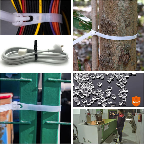 Zip Ties (Black, 10 Inch)...