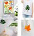 20 Pieces Leaf Stencils, Reusable Plant Stencils for Painting on Walls Doors Wood Furniture Home Decor(6X11.7 Inches)...