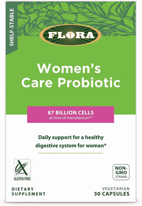Flora - Women's Care Probiotic - 87 Billion Cells - Supports Vaginal & Digestive Health - Contains Lactobacillus Acidophilus & More - Gluten-Free ...