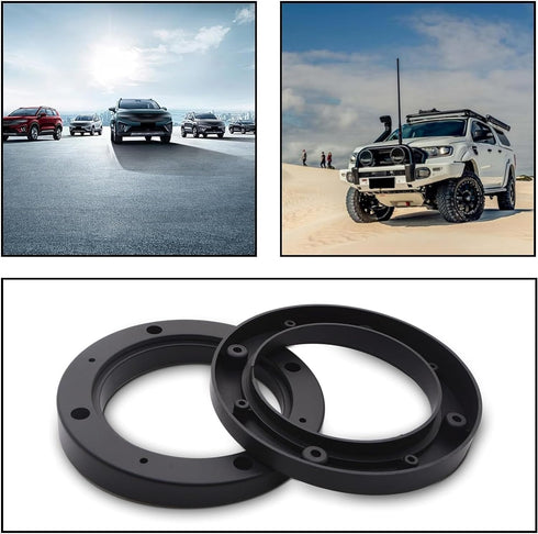 PENCK 4" Universal Black Speaker Spacers Plastic Spacer Rings Adaptor Ring Mounting Bracket for Auto Car 4pcs...