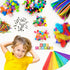 WAU CRAFTS Arts and Crafts Supplies for Kids - 1750 pcs Crafting for School Kindergarten Homeschool - Supplies Set for Kids Craft Art - Supply Kit...