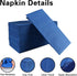 Navy Blue Napkins Hand Towels Disposable, Linen-Feel Dinner Napkins with Prefolded Built-in Flatware Pocket, Guest Paper Hand Towels For Wedding, ...