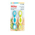 Nuby Dip & Scoop Spoons - (2-Pack) Baby Led Weaning Spoons for Babies - 6+ Months - Aqua and Yellow...