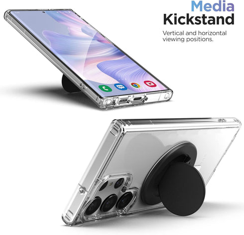 Encased Magnetic Pop Case for Samsung Galaxy S23 Ultra 6.8 (2023) with Magnet Phone Grip Socket (Compatible with MagSafe)...