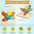 6 Pack Wooden Puzzles for Toddler 1-3 Years Old Wood Jigsaw Puzzles for Boys Montessori Games and Educational Toys for Kids Wooden Toddler Puzzles...