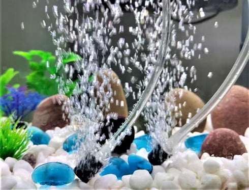 AQUANEAT Aquarium Air Stones 0.6 inch 12Pack, Bubble Stone, Fish Tank Airstones, Aerator Stone Bubble Diffuser, Air Pump Accessories for Aquariums...