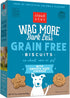 Cloud Star Corp, Wag More Bark Less Oven-Baked Grain Free Smooth Aged Cheddar Dog Biscuits...