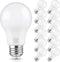 A19 LED Light Bulb, 60 Watt Equivalent LED Bulb, Daylight White 5000K, 850 Lumen, E26 Base, Non-Dimmable, 9W Bright White LED Bulb, 12-Pack...