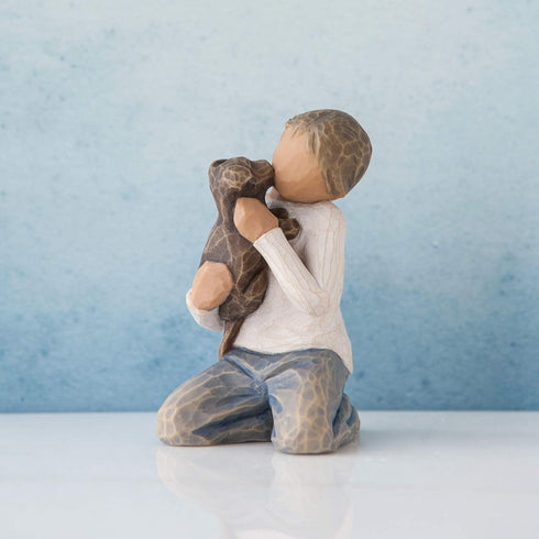 Willow Tree Kindness (boy, Darker Skin Tone & Hair Color), Sculpted Hand-Painted Figure...