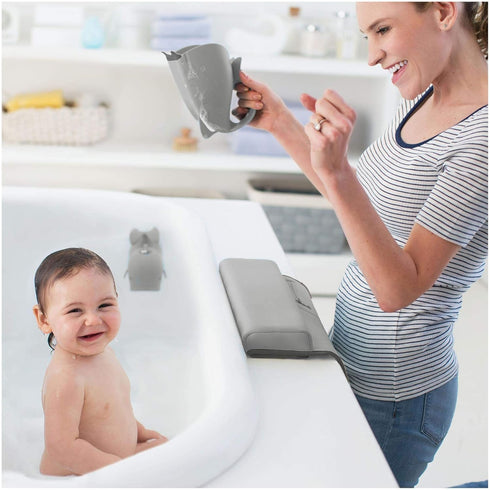Skip Hop Baby Bath Spout Cover, Universal Fit, Moby, Grey...