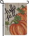 Fall Garden Flag 12x18 Inch Double Sided, Happy Fall Pumpkin Yard Flag Small Autumn Seasonal Outdoor Decoration...
