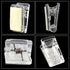 50Pcs Self Adhesive Clips 1Inch Double-Sided Adhesive Spring Clips Plastic Photo Sticky Clips Small Wall Tapestry Clips for Home Teachers Office C...