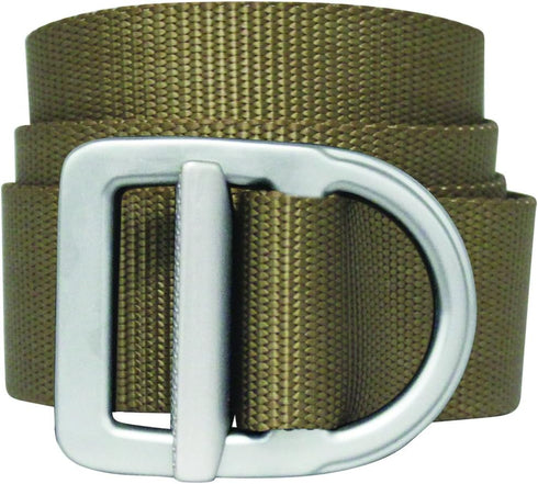 Bison Designs Delta Belt - by - Light Duty 38mm - USA Made - Brown XL, Coyote Brown, up to 46"...