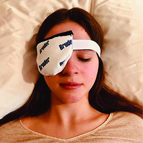 Bruder Moist Heat Eye Compress | Single Eye | Microwave Activated | Fast Acting and Effective Relief for Styes and Other Eye Irritation...