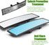 WSSROGY Car Rearview Mirror HD Glass 12 Inch Anti Glare Clip On Panoramic Wide Angle Car Interior Rear View Mirror Universal for Cars SUVs Trucks ...