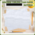 A4 Mulberry Paper Sheets Natural Fiber Rice Paper Handmade Decoupage Paper Sheets Art Tissue Washi Paper DIY Art Craft Origami for Kids Adults Gif...