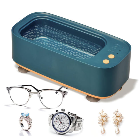 Ultrasonic Jewelry Cleaner,3 Modes Portable Cleaner,48KHz 20oz(600ml) for Eye Glasses, Ring, Earring, Necklaces, Watch Strap, Makeup Brush,Profess...