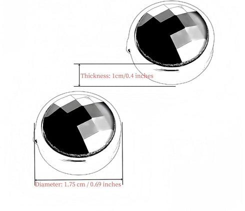 Button cover Cufflink for Men Button cover Dress Shirt and Tux Shirt Accessories Shirt Birthday Christmas Wedding Gifts Used for Shirt cuffs butto...