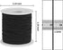 Elastic String for Bracelets Making - Cuttte 2 Rolls 1.2MM Black Elastic Cord Total 109 Yards, Sturdy Stretchy Bracelet String Elastic String for ...