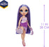 Rainbow High Swim & Style Violet, Purple 11" Fashion Doll with Shimmery Wrap to Style 10+ Ways, Removable Swimsuit, Sandals, Fun Play Accessories,...