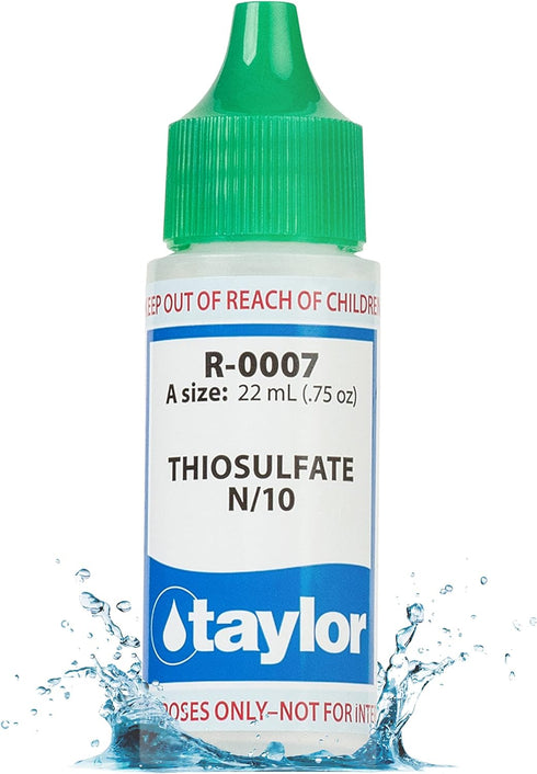 TAYLOR TECHNOLOGIES INC R-0007-A THIOSULFATE #7 N/10 3/4 OZ...