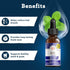 GuruNanda Concentrated Mouthwash (2 fl oz), Fluoride-Free, Mint Mouthwash with Natural Essential Oils, Supports 300 Rinses, Aids in Fresh Breath...