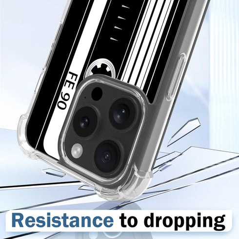 Retro Cassette Tape Case for Phone 15 Pro Max with Stand,Drop Protection Slim Phone Case Cover for Phone 15 Pro Max 6.7in - Color Cassette Tape...