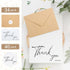 Joyberg Thank You Cards With Envelopes 34 pack, 4x6 Inch White Thank You Envelopes are Suitable for Weddings, Graduations, Funerals and Other Occa...