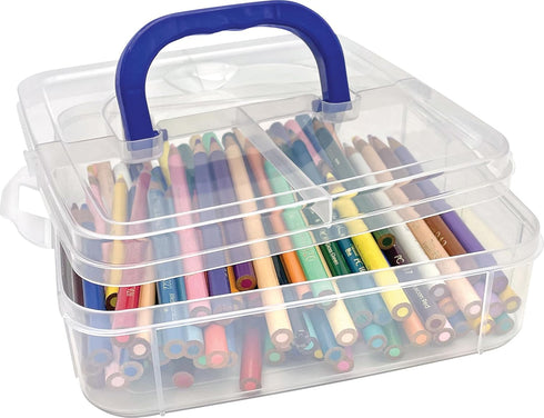 Teacher Created Resources Clear Stackable Storage Containers (TCR20449), 7"L x 6.5"W x 5.38"H...