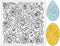CHGCRAFT Polymer Clay Texture Sheets Rose Background Silicone Texture Stamp Sheets for Polymer Clay Texture Mat for Making Earrings Jewerly, Polym...