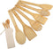 6-Piece Bamboo Wooden Spoons for Cooking Wood Spatula Spoon Nonstick Kitchen Utensil Set with 3-Piece Bamboo Take Along Reusable Utensil Set for H...