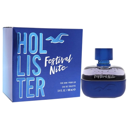 Hollister Festival Nite Men EDT Spray 3.4 oz...