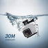 D&F Waterproof Housing Case for HERO7 White & Hero 7 Silver, 30M Underwater Photography Protective Shell with Screen Protector Films and Anti-Fog ...