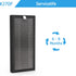 KJ70F / KJ70F-117 Replacement Filter, Compatible with Keylitos KJ70F / KJ70F-117 up to 560ft² Air Purifier, 3-in-1 H13 True HEPA, 1 Pack...