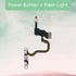 Power Button Flash Light Flex Cable Replacement Parts for iPhone X On/Off Switch Control FlashLight Ribbon Mic for iPhone 10 with Pre-Installed Me...