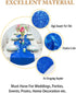 ShiDianYi Sequin Table Runner - 12x72-Inch Blue Sparkle Table Cover/Overlay for Party Decoration (Royal Blue)...